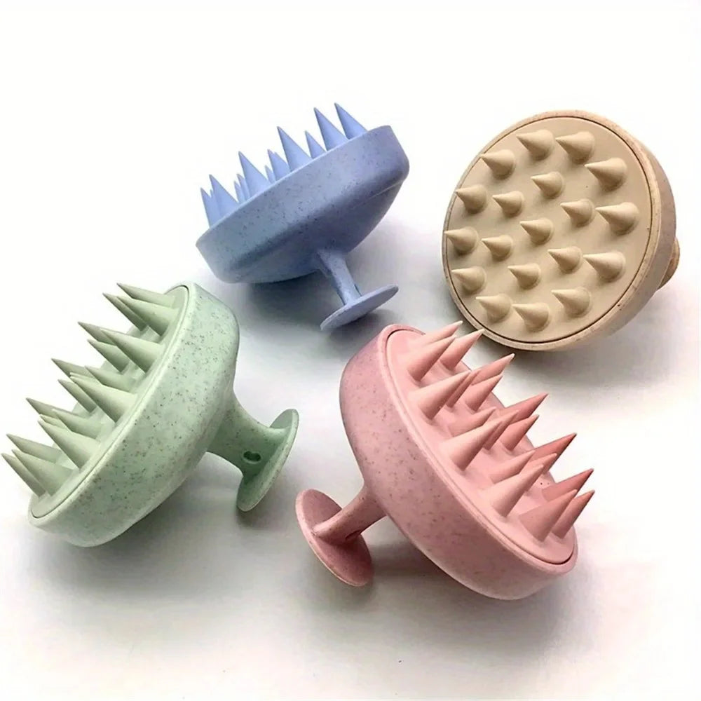 Silicon Scalp and Body Massage Brush - Salon Quality Hair Care Tool