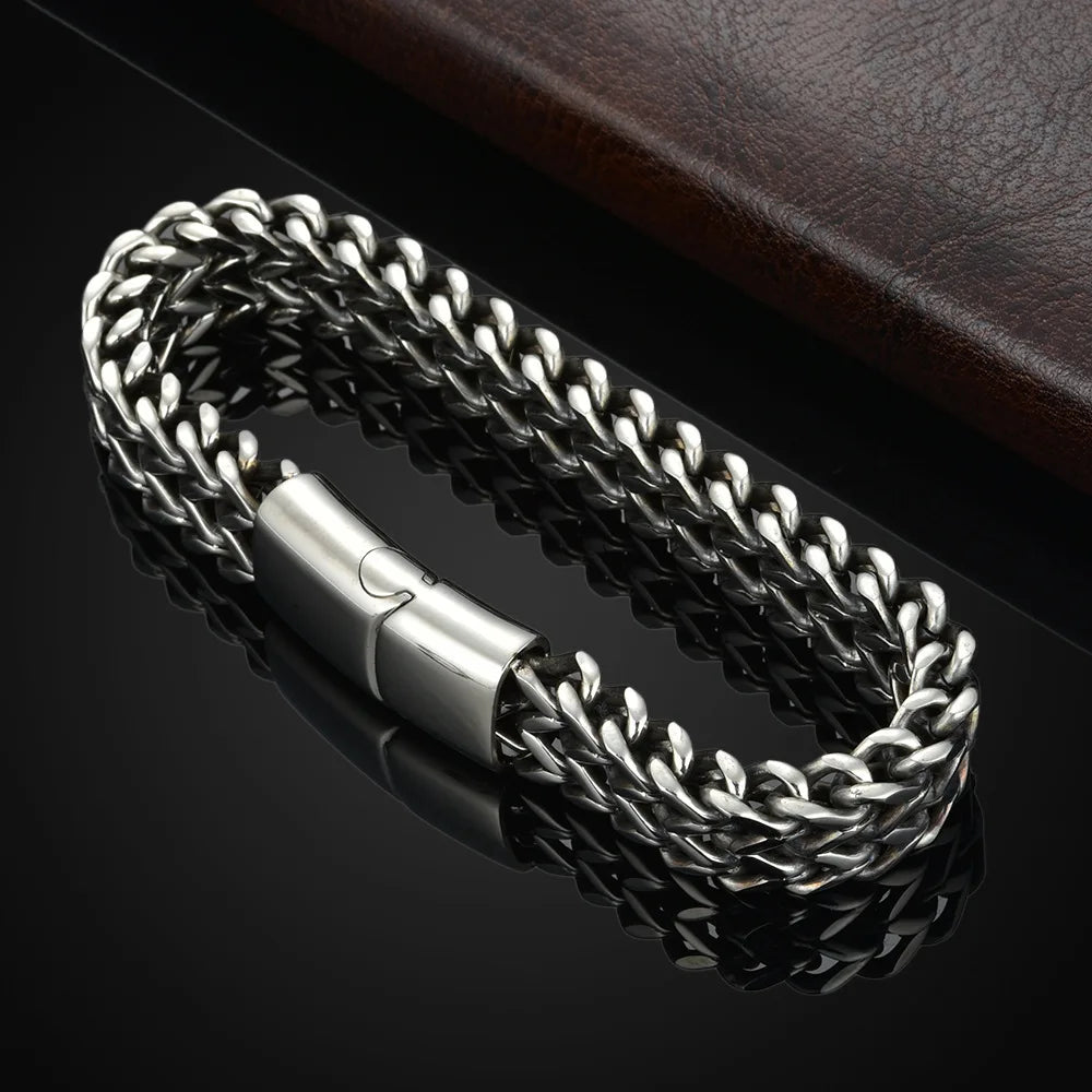 TitanWeave Magnetic Steel Bracelet