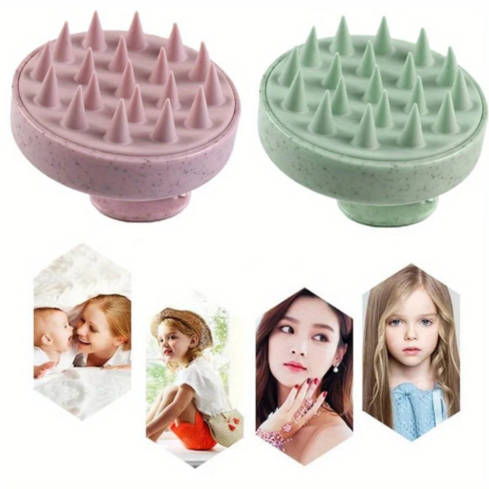 Silicon Scalp and Body Massage Brush - Salon Quality Hair Care Tool