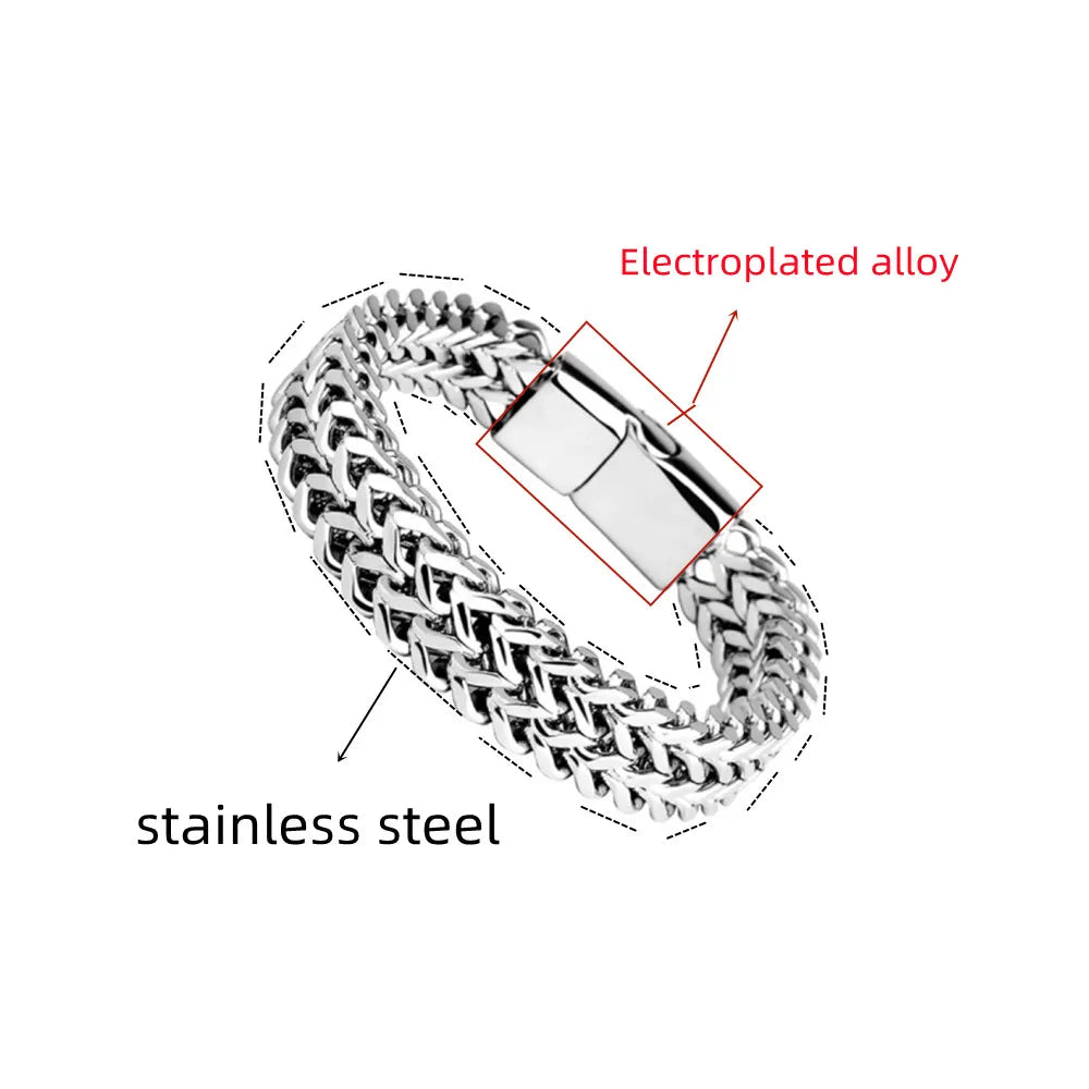 TitanWeave Magnetic Steel Bracelet