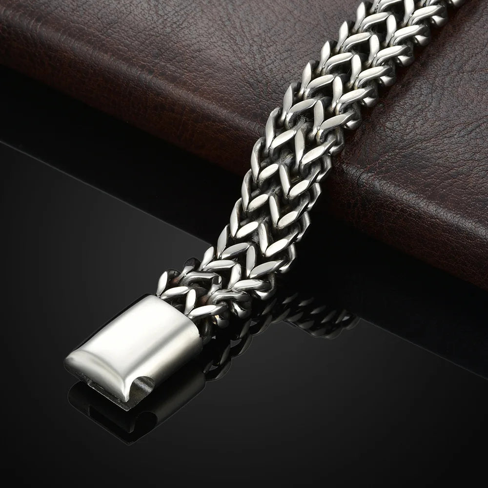 TitanWeave Magnetic Steel Bracelet