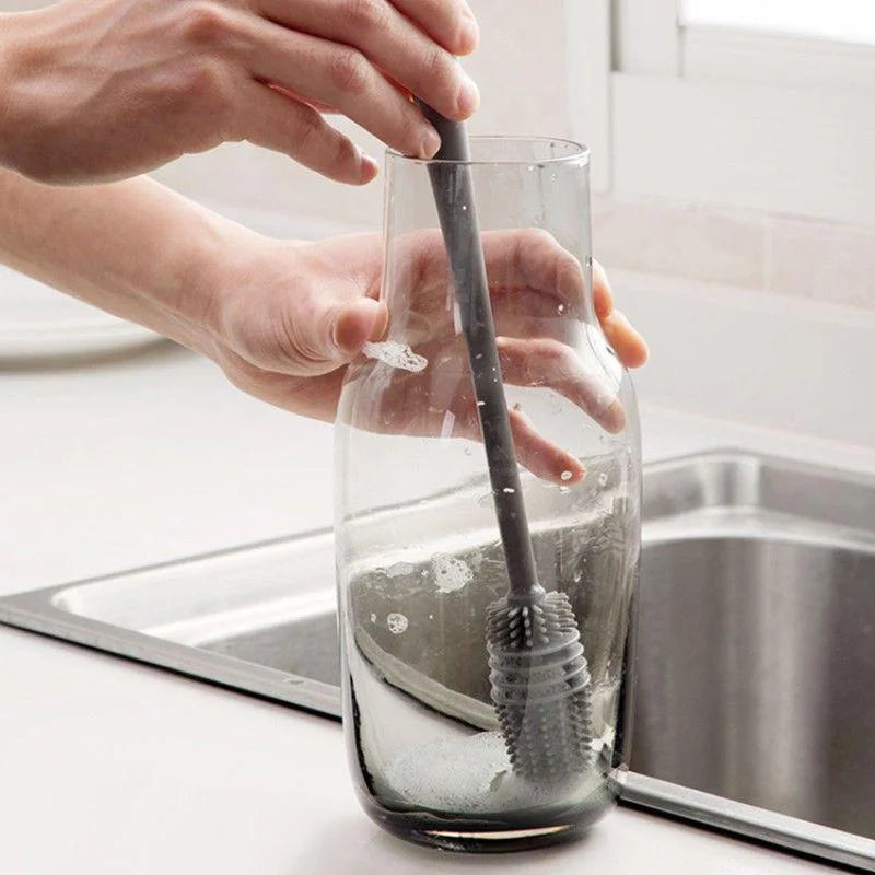 Silicon Bottle and Glass Cleaning Brush