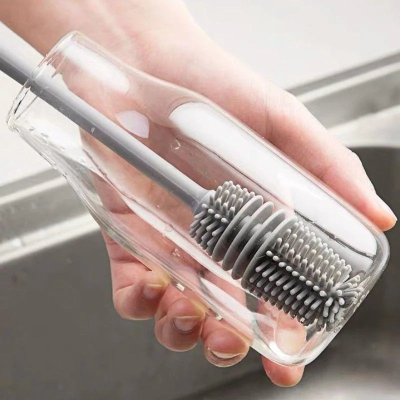 Silicon Bottle and Glass Cleaning Brush