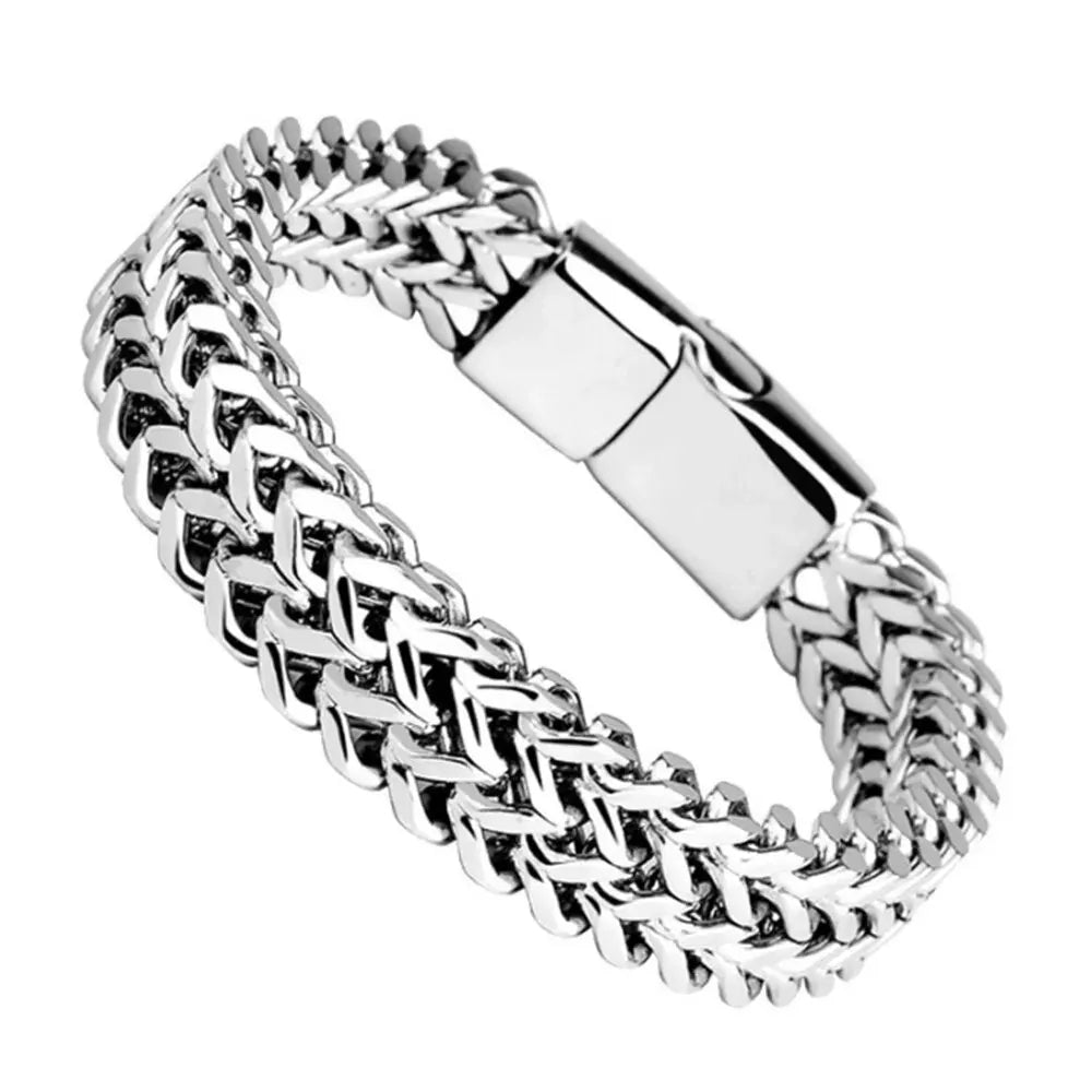 TitanWeave Magnetic Steel Bracelet