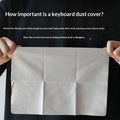 Microfiber Keyboard Dust Cover for MacBook Pro 15-16 inch Air 15 Dustproof Protective Cloth Ultra Thin Waterproof Keyboard Prote